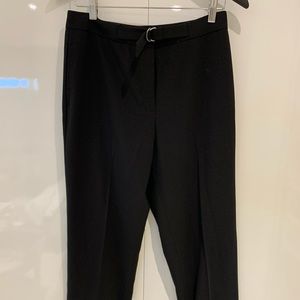 Lauren Black Flat Front Dress Pant